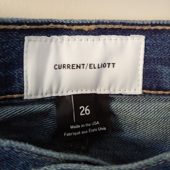 Current/Elliot The Vintage Cropped Jeans Blue Size 26 - Picture 15 of 16